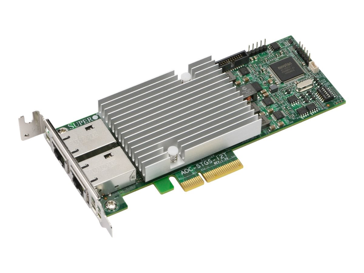 新品 ネットワークカードSuperMicro デュアルポート 10Gbase-T 新品 ネットワークカードSuperMicro デュアルポート 10Gbase-T 【公式