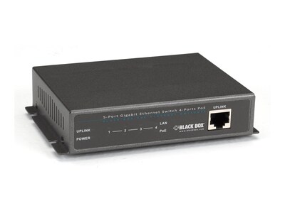Black Box POE SWITCH - 1 10 100 1000M, LPB1205A-R2, 41629405, Network Switches