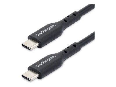 StarTech.com 60W 3A USB 2.0 USB-C M M Charging Cable, Black, 3ft, 2-Pack, USB2CC3FBKE2PK                , 42090854, Cables