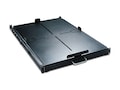 APC NetShelter Sliding Shelf 1U, HeavyDuty, Black, AR8128BLK, 327801, Rack Mount Accessories