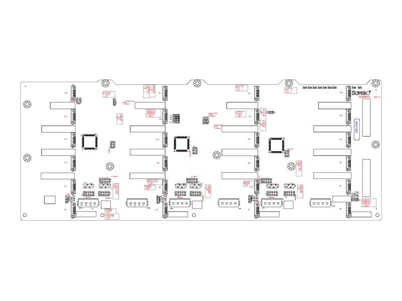 Supermicro 846 SAS Backplane with AMI MG9072 Chip (BPN-SAS-846TQ)