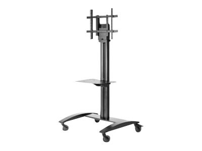 Peerless-AV Full Featured Flat Panel Cart for 32 to 75 Displays, Black, SR575M, 18951841, Stands & Mounts - Digital Signage & TVs