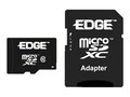 Edge 64GB microSDXC Flash Memory Card, Class 10 with SD Adapter, PE239886, 16944962, Memory - Flash