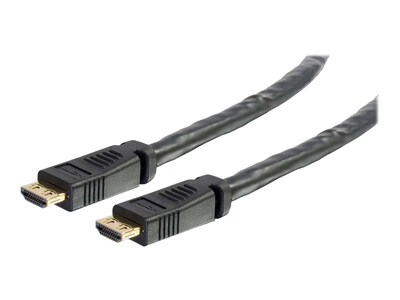 C2G HDMI M M Plenum CL2P Cable with Gripping Connectors, Black, 50ft, 42532, 33767048, Cables