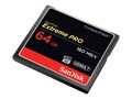 SanDisk 64GB CompactFlash Extreme Pro Memory Card, SDCFXPS-064G-A46, 16153634, Memory - Flash