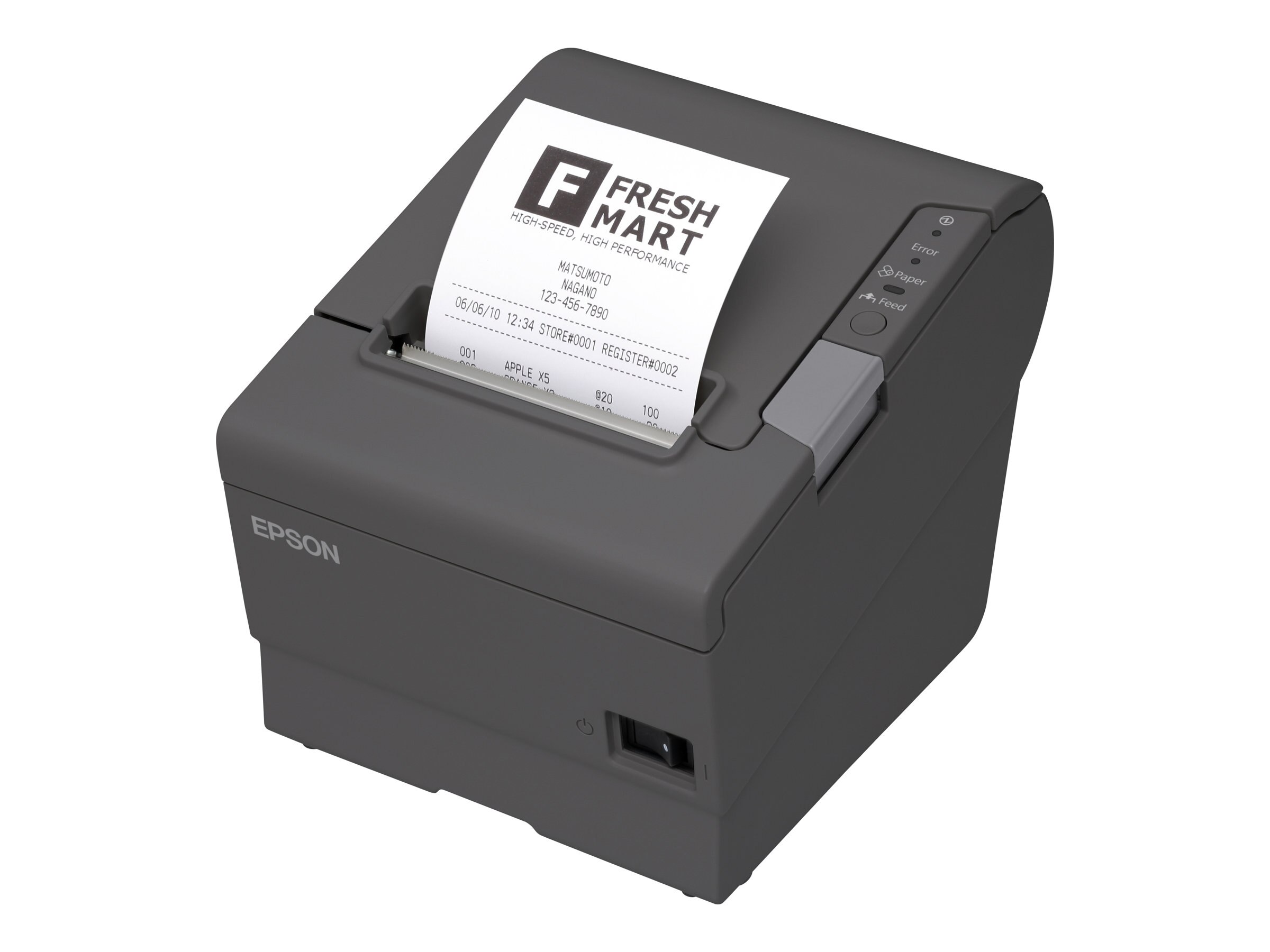 Buy Epson Tm T88v Usb Serial Pos Printer Dark Gray W Ps180 Power At Connection Public Sector 3443