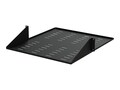 StarTech.com 2U Server Rack Shelf, 2 Post, Center Mount, Vented, CABSHF2POSTV2, 38020189, Rack Mount Accessories