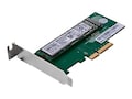 Lenovo ThinkStation M.2 Solid State Drive Adapter - Low Profile, 4XH0L08579, 31540165, Drive Mounting Hardware