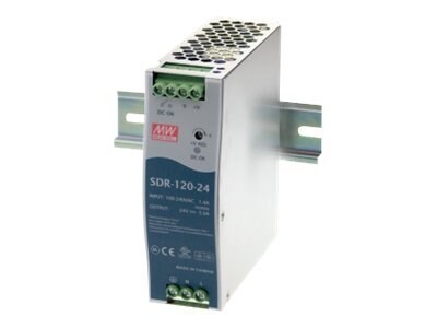 IMC Open Box DIN-Rail Power Supply with PFC Function, 24VDC, 5A, 120W, SDR-120-24                    , 41814649, Power Supply Units (internal)