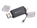 Verbatim 64GB iStore n Go Dual USB 3.0 Flash Drive, 49301, 32060286, Flash Drives