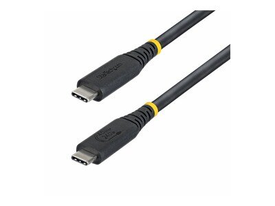 StarTech.com 8K 60Hz 4K 240Hz 40Gbps USB-IF 240W PD Certified USB4 USB-C Cable, Black, 1.5ft, CC18IN40GUSB4TP               , 42143274, Cables