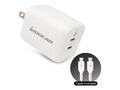 IOGEAR IOGEAR GEARPOWER DUAL USB-C 65, GPAWC65W                      , 41819872, Battery Chargers