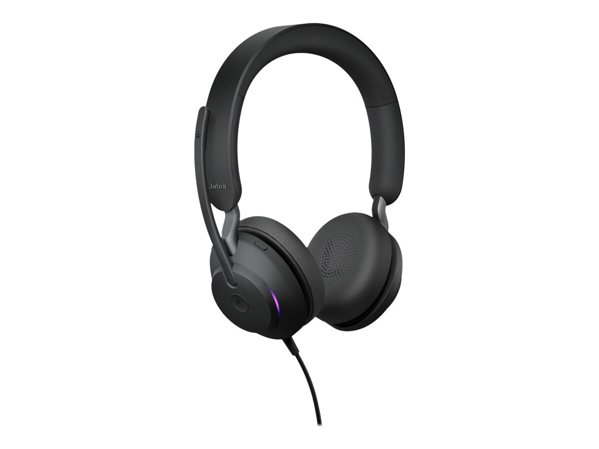 Jabra Evolve2 40 SE MS Stereo - headset - 24189-999-999 - Wired