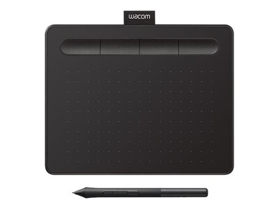 Wacom Intuos Pen Tablet Small, Black with Bluetooth, CTL4100WLK0, 35064071, Graphics Tablets