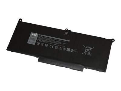 BTI Batt Dell LIPOLY Lati 7280 7480BATTF3YGT 2X39G 0F3YGT , F3YGT-BTI, 36210966, Batteries - Notebook