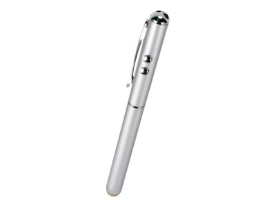 QVS Q-Stick Capacitive Touch Stylus w Laser Pointer for iPhone, iPod Touch, iPad 2 3 and Tablets, IS4-SV, 31190038, Pens & Styluses