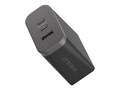 OtterBox USB-C Fast Charge Triple Port Wall Charger Premium Pro, 72W, 78-80910, 41540835, AC Power Adapters (external)