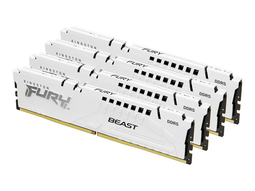 Buy Kingston FURY Beast White XMP 128GB PC5-41600 288-pin DDR5 SDRAM at  Connection Public Sector Solutions