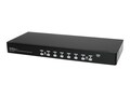 StarTech.com Rack Mount USB KVM Switch Kit with OSD and Cables, 8-Port, 1U, SV831DUSBUK, 12729536, KVM Switches