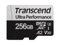 Transcend 256GB Microsd w  Adapter , TS256GUSD340S, 41250643, Memory - Flash