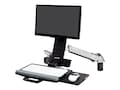 Ergotron StyleView Sit-Stand Combo Arm Mount, 45-266-026, 13324119, Wall Stations