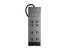 Belkin 8-Outlet 3550J R A Plug Surge Protector w  6ft Cord - Tel Prot - Gray