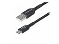 StarTech.com 3A USB 2.0 USB-A to USB-C Charge & Sync Cable, Black, 6, USB2AC6INCHBK                 , 41982690, Cables