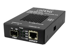 Lantronix E-100BTX-FX-06(SFP)-NA Main Image from Right-angle