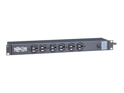 Tripp Lite Economy Surge Suppressor 120V 15A 1U Rackmountable 15ft Cord 3840 Joules (14) Outlets, DRS-1215, 340375, Surge Suppressors