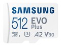 Samsung 512GB EVO Plus UHS-I U1 Class 10 MicroSDXC Card with SD Adapter, MB-MC512KA/AM, 41384228, Memory - Flash