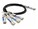 AddOn QDD-4QSFP28-400-CU2M-AO Image 3 from Left-angle