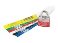 Panduit Self Laminating Padlock Label, Green, 25-pack, PSL-PL1GRNY, 36060769, Tools & Hardware