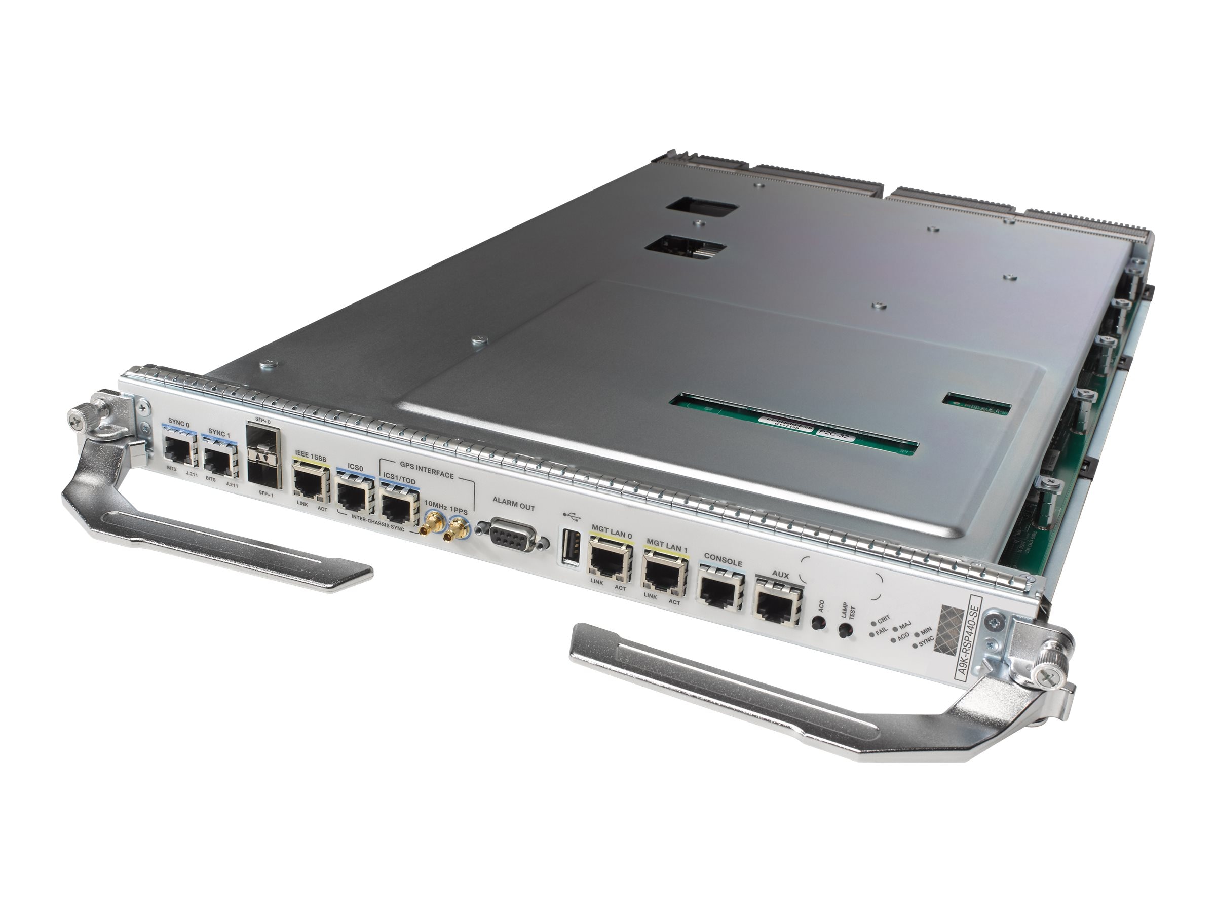 Cisco ASR 9000 Series Plug-in Module Route Switch Processor 440 12GB RAM  8GBFlash 2x16GBSSD 2x10Gb (Spare)