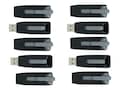 Verbatim 32GB Store ‘n’ Go V3 USB 3.2 Gen 1 Flash Drive, Gray, 10-pack, 70894, 41527837, Flash Drives Verbatim 32GB Store ‘n’ Go V3 USB 3.2 Gen 1 Flash Drive, Gray, 10-pack, 70894, 41527837, Flash Drives