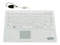 Seal Shield Seal Touch Silicone All-in-One Keyboard w  Built-in Touchpad, SW87P2, 16799312, Keyboards & Keypads