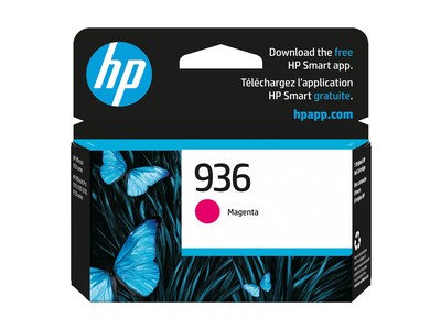 HP (4S6V0LN) 936 Magenta Original Ink Cartridge, 4S6V0LN, 41708966, Ink Cartridges & Ink Refill Kits - OEM