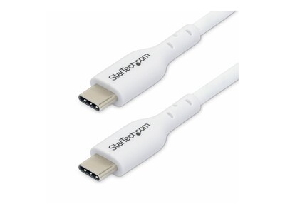 StarTech.com 60W 3A USB 2.0 Type-C M M Cable, White, 2m, USB2CC2MNCWHE, 41839384, Cables StarTech.com 60W 3A USB 2.0 Type-C M M Cable, White, 2m, USB2CC2MNCWHE, 41839384, Cables