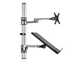 Atdec Notebook and Monitor Arm Combo Mount for Displays up to 17.6 lbs, AF-AT-NBC-P, 36352850, Stands & Mounts - Desktop Monitors