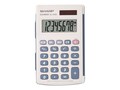 Sharp 8 Digit Handheld Calculator w  Hard Cover , EL243SB, 5274705, Calculators