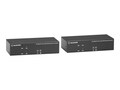 Black Box 4K, Dual-Head, HDMI Displayport KVM Extender over Fiber, KVXLCHDPF-200, 41207387, KVM Displays & Accessories