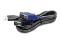 TRENDnet USB KVM Cable, Gray, 6ft, TK-CU06, 8552539, Cables