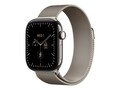 Apple Watch Series 12, 42mm, GPS + Cellular, Natural Titanium Case with Natural Milanese Loop, MJGH4LS/A, 42195777, Wearable Technology - Apple Watch Series 6-7