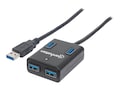 Manhattan SuperSpeed USB 3.0 Hub 4-Port, Bus Power, 162296, 21811603, USB & Firewire Hubs