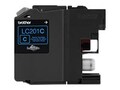 Brother Cyan LC201C Innobella Standard Yield Ink Cartridge, LC201C, 23205009, Ink Cartridges & Ink Refill Kits - OEM