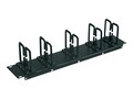 Tripp Lite 2U Horizontal Cable Manager, 19, Flexible Ring Type, SRCABLERING2U, 8880276, Rack Cable Management