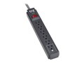 Eaton 6-OUT SURGE 1200J 20FT CRD BLK, TLP620DB                      , 42003154, Surge Suppressors