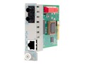 Omnitron iConverter 10 100 1000 Gigabit Ethernet Fiber ST MM 550M MODULE, 8520N-0, 18125135, Network Transceivers