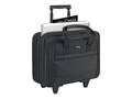 SOLO Rolling Laptop Case, Poly, 16 x 6.5 x 15, Black, B1004, 14993269, Carrying Cases - Notebook