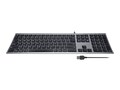 Macally Full Size Keyboard, Space Grey, ACEKEYSG, 35843930, Keyboards & Keypads