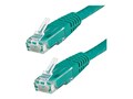 StarTech.com CAT6 Gigabit Wire 100W PoE 650MHz Molded Ethernet Patch Cable, Green, 20ft, C6PATCH20GN, 4919006, Cables StarTech.com CAT6 Gigabit Wire 100W PoE 650MHz Molded Ethernet Patch Cable, Green, 20ft, C6PATCH20GN, 4919006, Cables